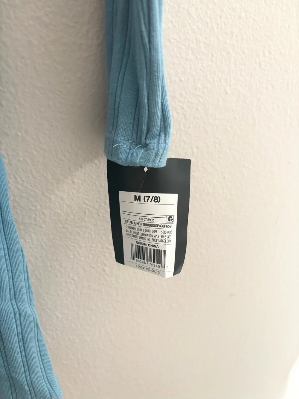 5/$25 🩷 NWT Art Class Turquoise Ribbed Girls' Long Sleeve